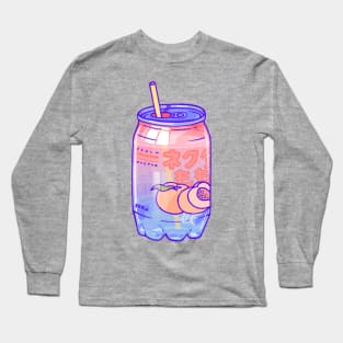 Peach Bubbles Long Sleeve T-Shirt